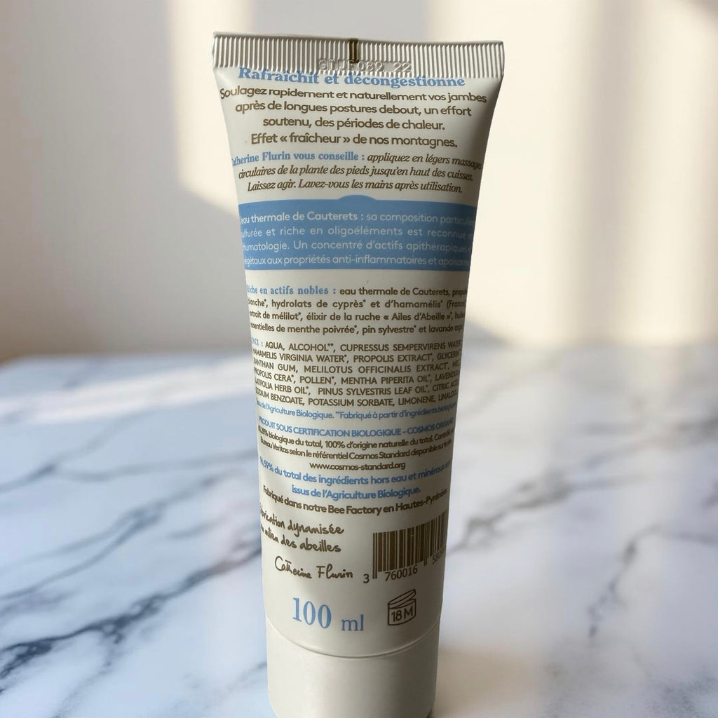 Gel thermal jambe fraiche - Ballot-Flurin 100 Ml. Bio