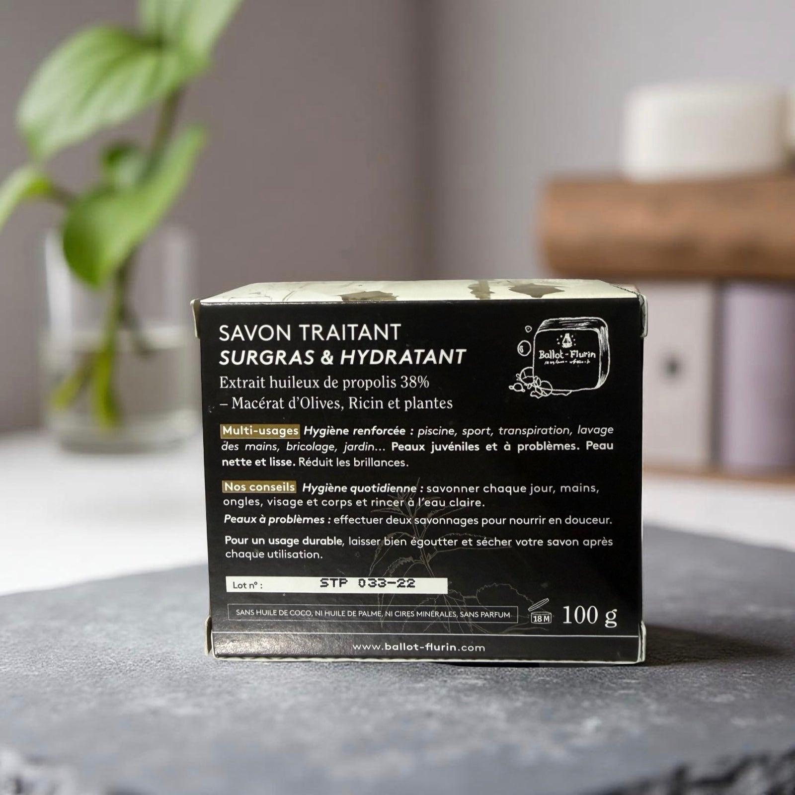 Savon Traitant à la Propolis noire Bio
