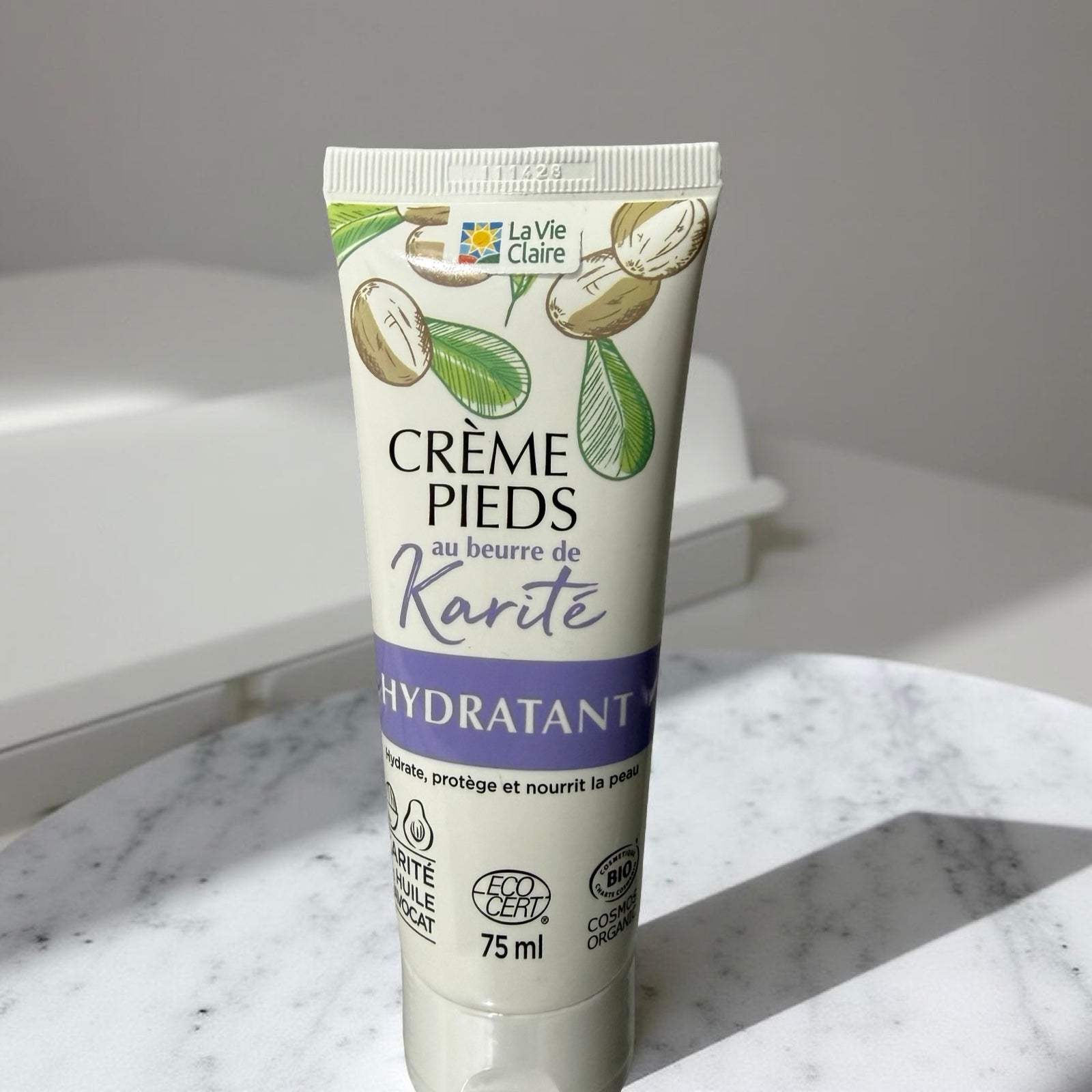 Crème pour les pieds au beurre de karité Bio