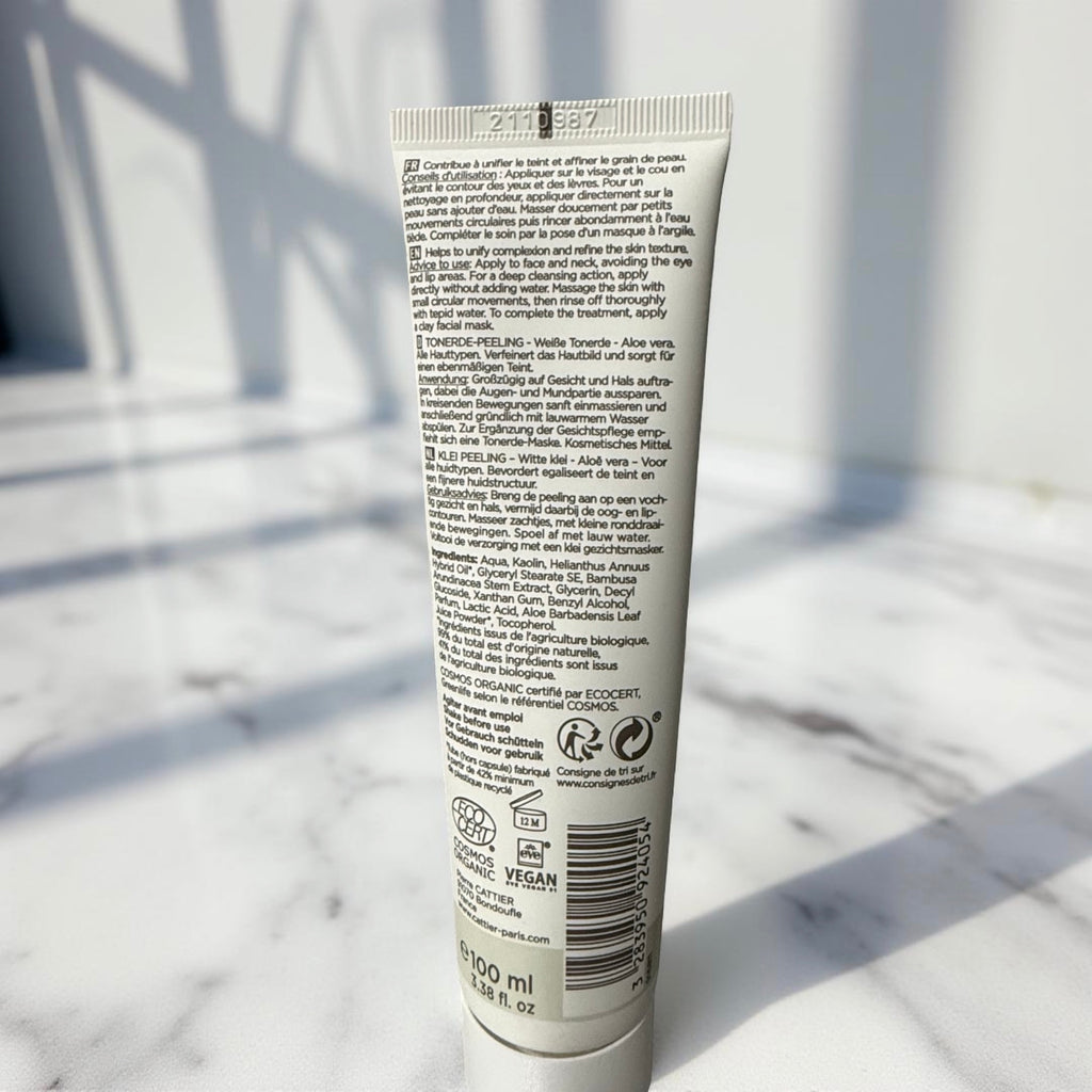 Gommage Argile Blanche Cattier 100ml Bio