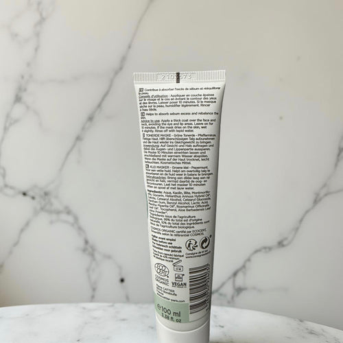 Cattier Masque Argile Verte Menthe 100 ml Bio