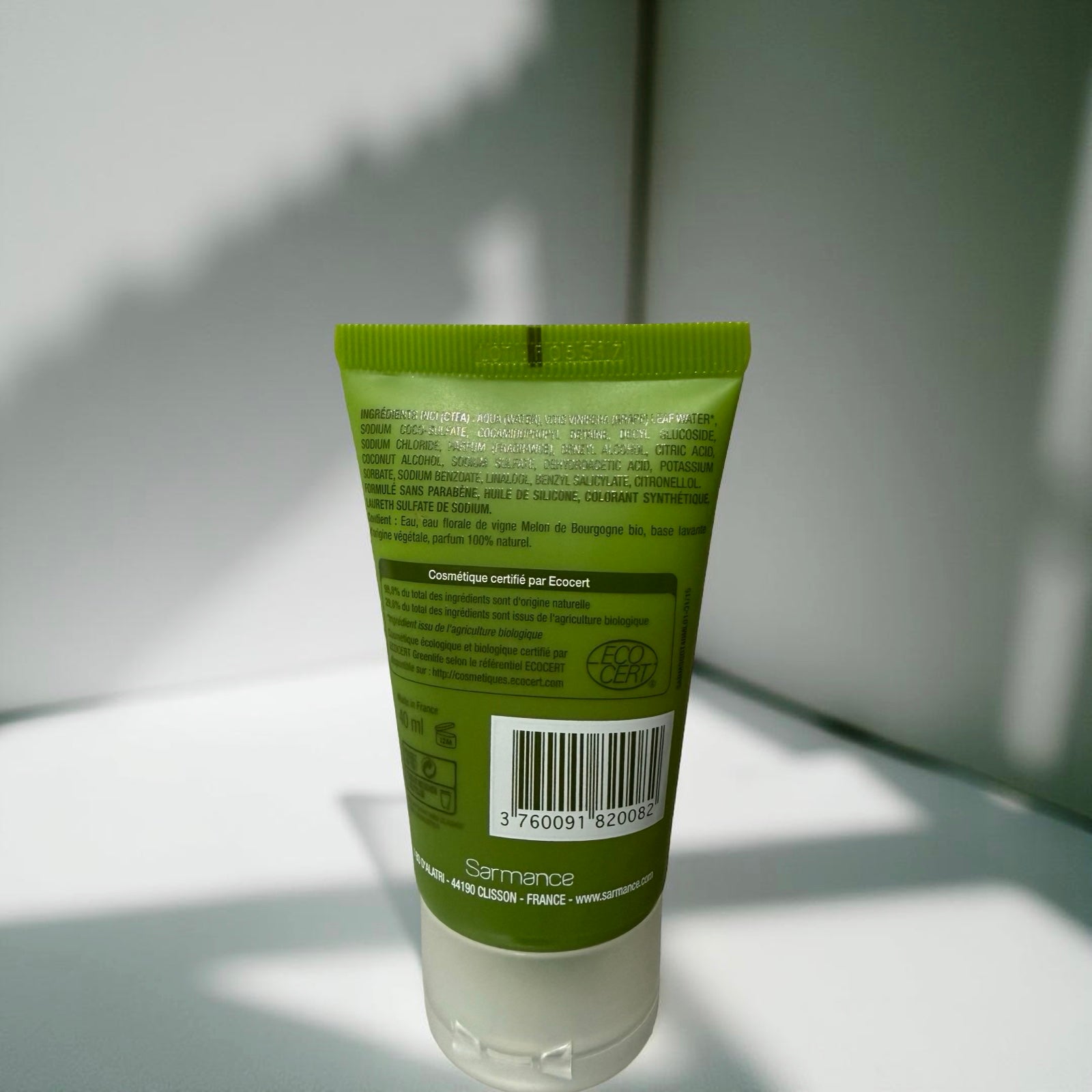 Sarmance Loire Vines Shampooing Gel Douche
 40 ml Bio