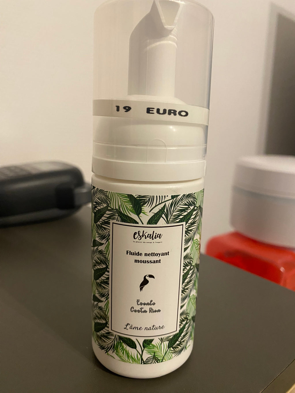 Fluide nettoyant moussant, Eskalia