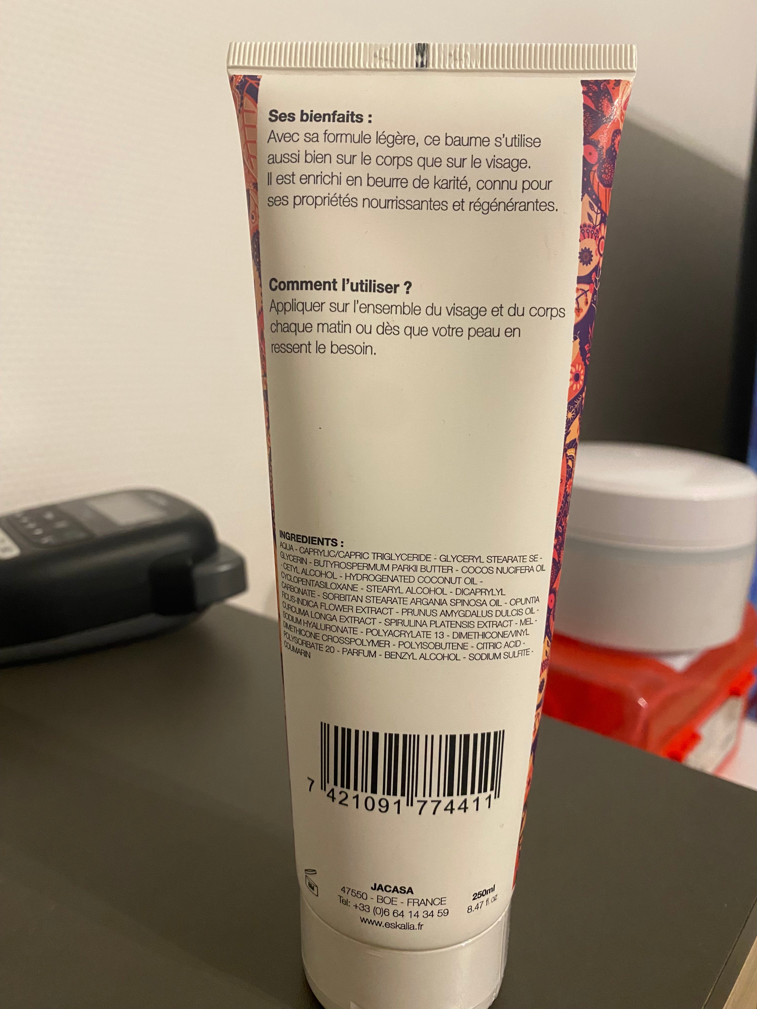 Baume ultra réparateur, Eskalia