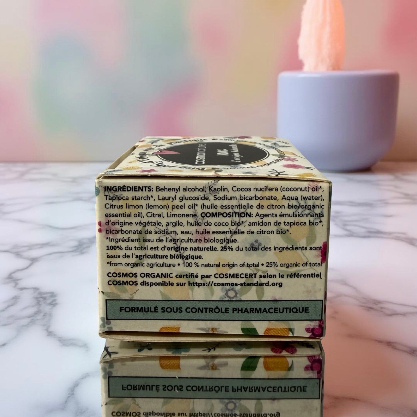 DENTIFRICE SOLIDE BLANCHISSANT ARGILE CITRON 23G