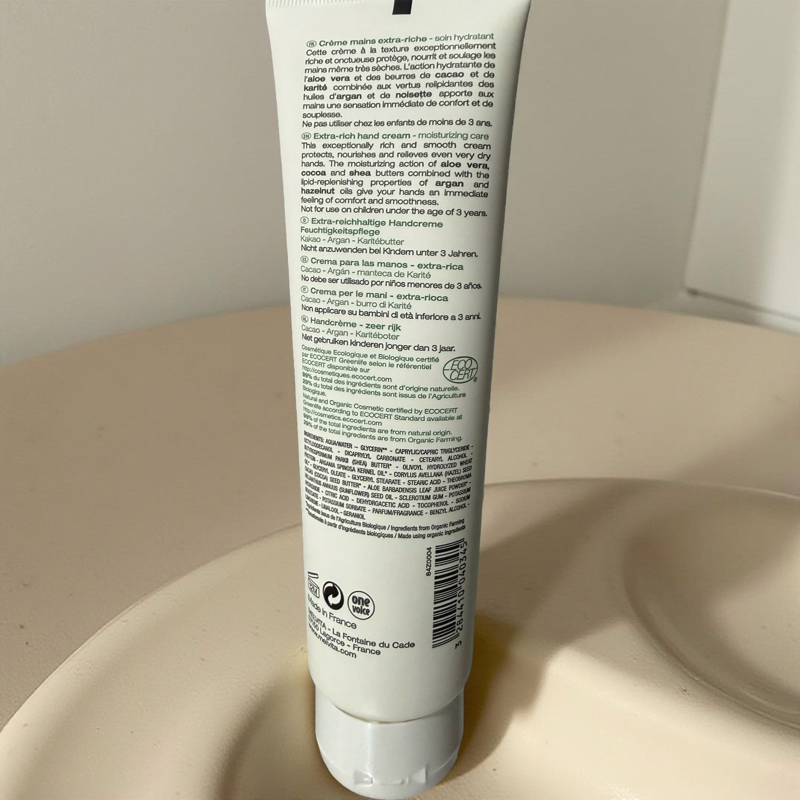 Melvita Crème Mains Extra-Riche - 150 ml Bio