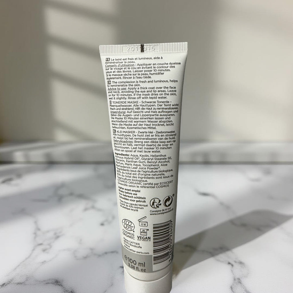 Cattier Masque Argile Noire Bio 100 ml