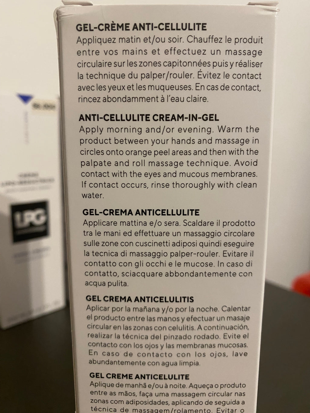 GEL-CRÈME ANTI-CELLULITE LPG