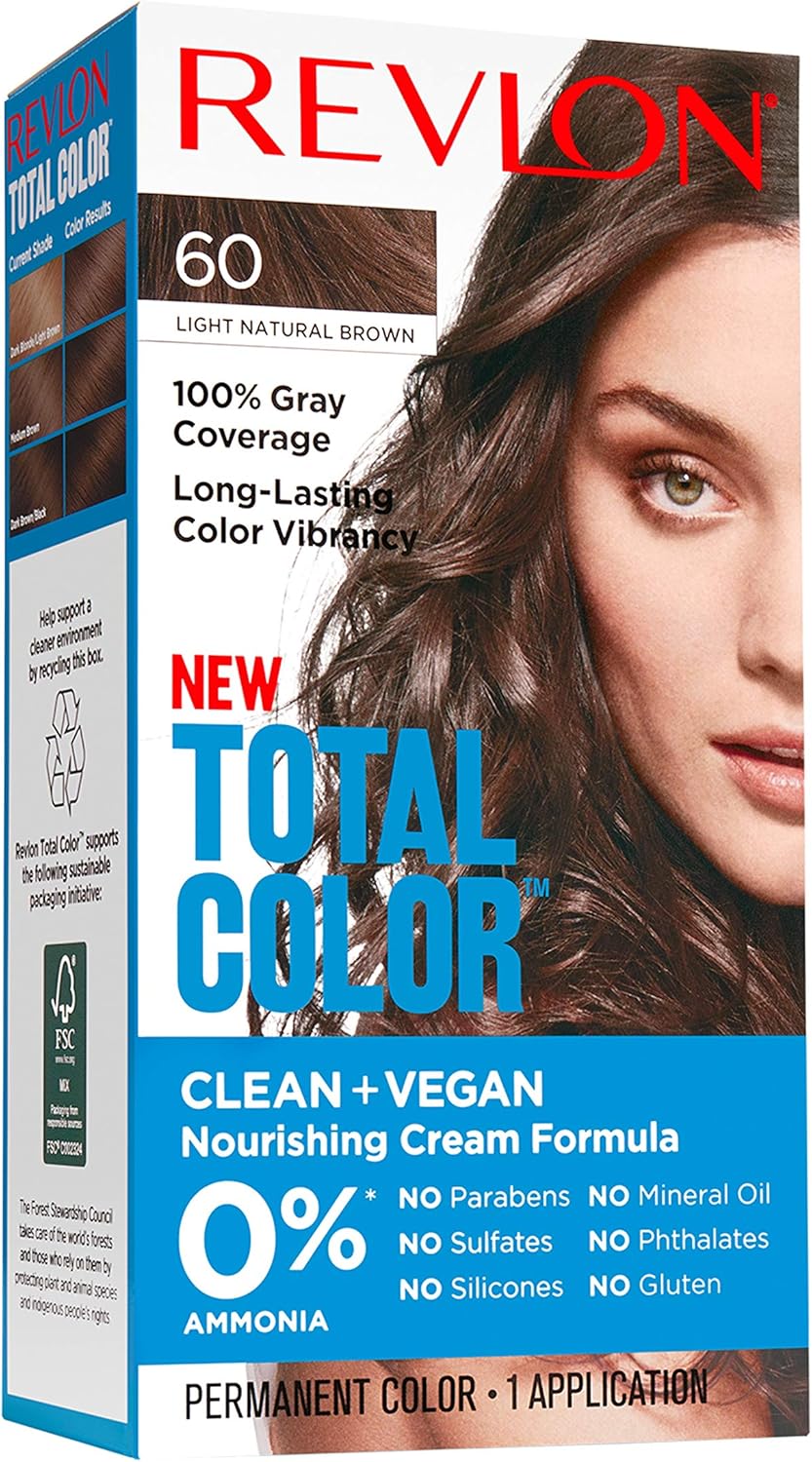 Revlon Total Color Coloration Permanente Clean & Vegan N°60
