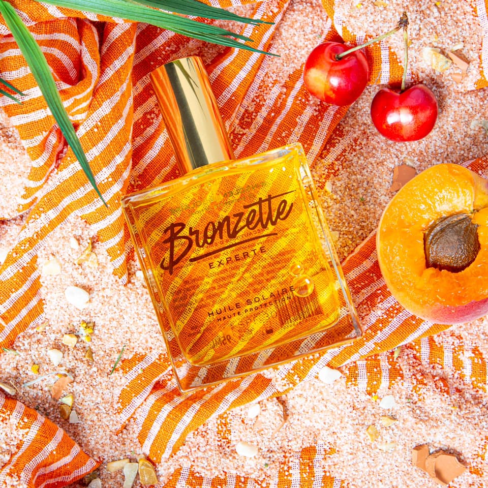 Bronzette Experte Huile solaire Haute Protection - SPF 30 - Visage et Corps 95 ML